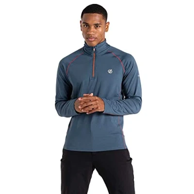 Abbildung von Dare 2b Interfused II Mens Core Strech für Ski, Wandern und Trekking im Alltag Recyceltes, warmes, elastisches Material, schnell trocknend 1/4 Reißverschluss