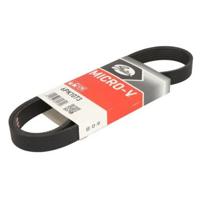 Abbildung von GATES 6PK1073 Keilrippenriemen 1073 6 Polyester, EPDM (Ethylen Propylen Dien Kautschuk) RoadMax Value Line MERCEDES BENZ: C Klasse Coupe