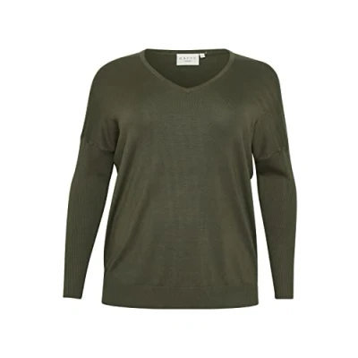 Abbildung von Kaffe Curve Machi Strickpullover, Damen, Größe: 46/48, Grape leaf