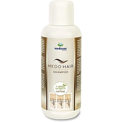 Abbildung von MedoHair gegen Haarausfall mit Koffein und 7 Pflanzenextrakten Shampoo &amp; Tonic (200 ml Shampoo)