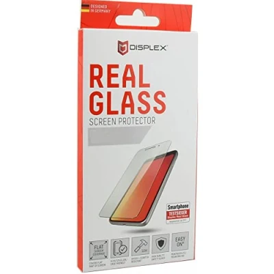 Abbildung von Apple iPhone 13 Mini Panzerglas Displex Real Glass 2D Bildschirmschutzfolie für das