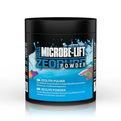 Abbildung von Microbe Lift Zeopure Powder 250 g Effektives Zeolith Pulver (50 Micron) für die Reduktion von Ammonium, Nitrat &amp; Phosphat, verbessert Wasserqualität in Allen Aquarien.