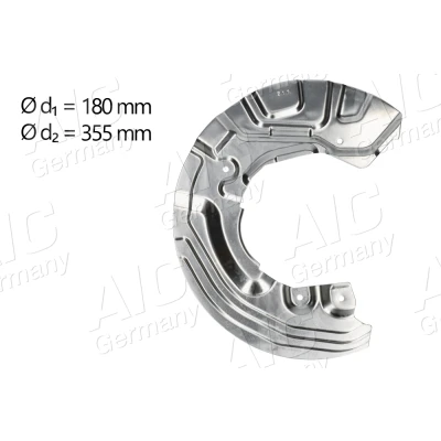 Abbildung von AIC 56981 Ankerblech Vorderachse rechts BMW: 3 Coupe, Touring, Limousine