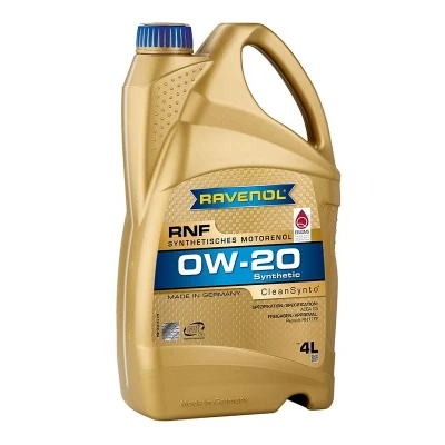 Abbildung von Ravenol RNF 0W 20 4l Motoröl 1111153 004 01 999 RENAULT: Twingo 3 Schrägheck, Captur, Kadjar, FIAT: 500 C Cabrio, Tipo Kombi