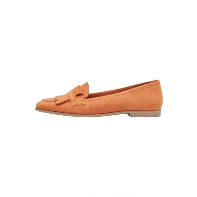 Abbildung von Tamaris Slipper, Damen, Größe: 36, Orange Veloursleder