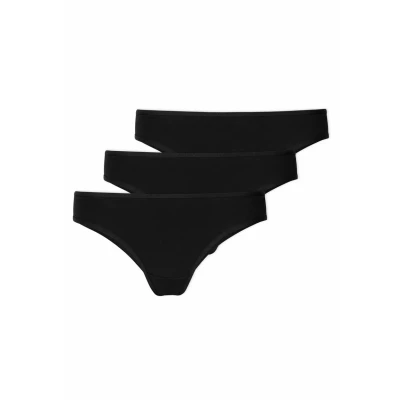 Abbildung von Snocks 3PACK String, Damen, Größe: Medium, Schwarz