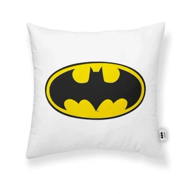 Abbildung von BELUM Kissenbezug Batman Half Panama 100% Bio Baumwolle mit unsichtbarem Reißverschluss Größe: 45 x cm