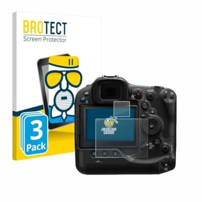 Abbildung von BROTECT Entspiegelungs Schutzglas für Canon EOS R3 (3 Stück) Schutz Folie Panzerfolie Glas Matt [Extrem Kratzfest 9H, Anti Reflex, Fingerprint]