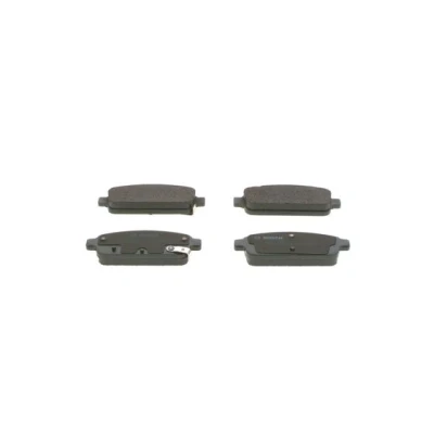 Abbildung von BOSCH 0 986 494 435 Bremsbelagsatz Low Metallic mit akustischer Verschleißwarnung Anti Quietsch Blech, Montageanleitung