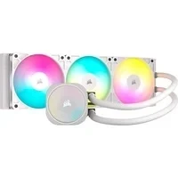 Abbildung von CORSAIR Nautilus 360 RS ARGB CPU Flüssigkeitskühler 360mm AIO Geräuscharm Direkter Mainboard Anschluss Intel LGA 1851/1700, AMD AM5/AM4 3X RS120 Ventilatoren Inbegriffen Weiß