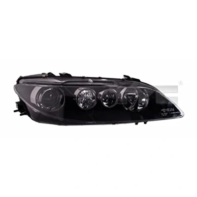 Abbildung von TYC 20 0976 35 2 Scheinwerfer links H1/H1/H3 mit Nebelscheinwerfer Elektromotor MAZDA: 6 Station Wagon, Hatchback, Limousine