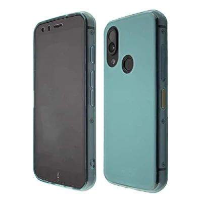Abbildung von caseroxx Schutz Hülle TPU kompatibel mit Cat S62 / Pro, Gummi Handy Tasche hellblau