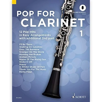 Abbildung von Pop for Clarinet 1: 12 Hits in Easy Arrangements. Band 1. 1 2 Klarinetten. (Pop Clarinet, 1)