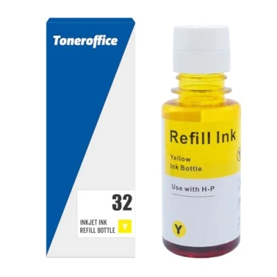 Abbildung von Tinte 31 1VU28AE Y Gelb Kompatibel für HP Druckertinte, Nachfülltinte Drucker Smart Tank 500 AiO, 5105, 530 Wireless 7005, 7305, etc. (70ml, ca. 8000 Seiten)