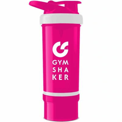 Abbildung von Protein Shaker Pulverfach für cremige Proteinshakes Pink