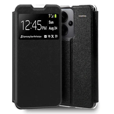 Abbildung von Cool Flip Cover für Xiaomi, Redmi Note 13 Pro, 5G, glatt, Schwarz