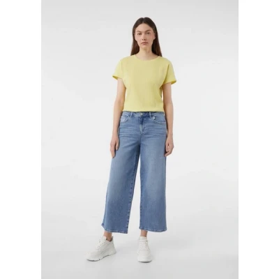 Abbildung von comma casual identity MIT Waschung Jeans Straight Leg, Damen, Größe: 34, Blau