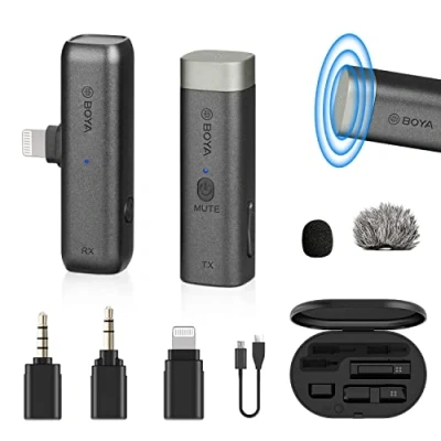 Abbildung von Boya BY WM3D Wireless Lavalier Microphone, Black