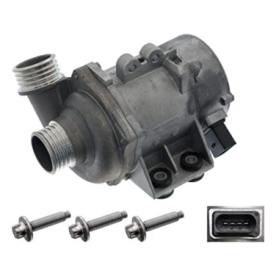 Abbildung von FEBI BILSTEIN 48425 Wasserpumpe Aluminium ohne Dichtung mit Schrauben elektrisch BMW: 3 Limousine, Touring, Coupe