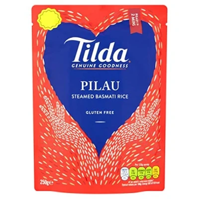 Abbildung von Tilda Pilau Steamed Basmati Rice 250g Reis