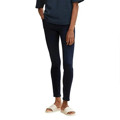Abbildung von TOM Tailor Jeans Slim Fit, Damen, Größe: 28x32, Dark stone blue black denim