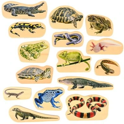 Abbildung von TickiT 73570 Holzblöcke für Reptilien und Amphibien