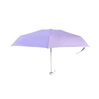 Abbildung von Biggdesign Moods Up Lila Mini Regenschirm, windresistent, Taschengröße, schnell trocknend, kompakter winddichter Regenschirm mit Gestell für Männer und Frauen, manuelle Regenschirme Regen