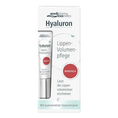 Abbildung von Hyaluron Lippen volumenpflege Balsam marsala