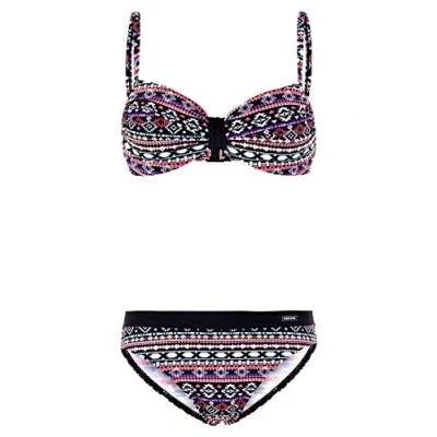 Abbildung von LASCANA Bügel Bikini, mit unifarbener Schlaufe zwischen den Cups