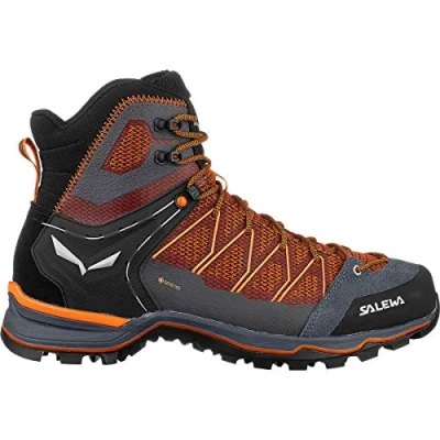 Abbildung von Salewa MTN Trainer LITE MID GTX Hikingschuh, Herren, Größe: 40.5, Black out/carrot Schuhe
