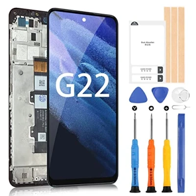 Abbildung von ARSSLY Bildschirm für Motorola Moto G22 LCD Display Motorrad XT2231 2 mit Rahmen Touchscreen Montage Ersatz Glas Digitalisierer Reparatursatz