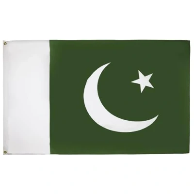 Abbildung von AZ FLAG Flagge Pakistan 250x150 cm Pakistanische Große Fahne 100% Polyester mit Messing Ösen 300g