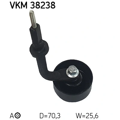Abbildung von SKF VKM 38238 Spannrolle BMW: 5 Touring, 3 Limousine, OPEL: Omega B Caravan, LAND ROVER: Range Rover 3, Freelander I SUV