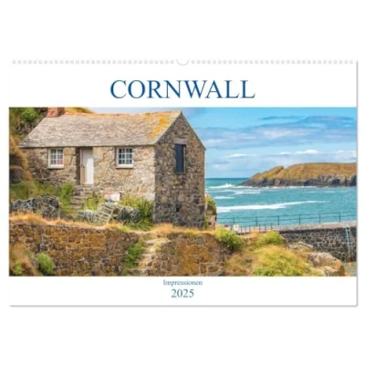 Abbildung von Cornwall Impressionen (Wandkalender 2025 DIN A2 quer), CALVENDO Monatskalender