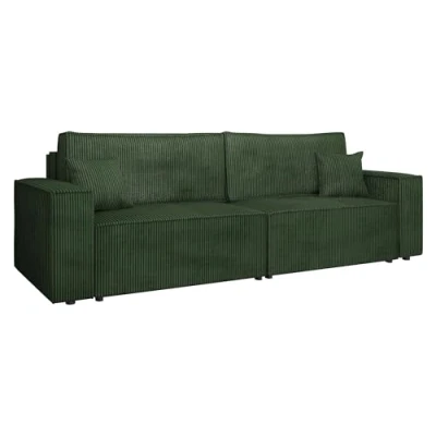 Abbildung von Mirjan24 Schlafsofa mit 2 Bettkasten Kobaro Cord, Couch Schlaffunktion, 3 Sitzer Sofa, Bettsofa Polstersofa Couchgarnitur (Poso 14)
