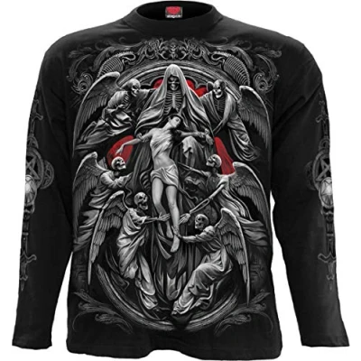 Abbildung von Spiral REAPER&#039;S Door Langarmshirt Schwarz XXL