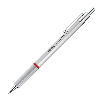 Abbildung von rOtring Rapid PRO Kugelschreiber Mittlere Linienbreite Silber