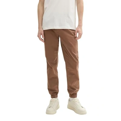 Abbildung von TOM TAILOR Denim Chinohose, mit Gummizug am Bein und Bindeband