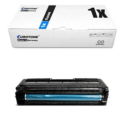 Abbildung von 1x Eurotone Toner für Ricoh SP C 252 sf DN ersetzt 407717 Cyan Blau Druckerpatrone Cartridge
