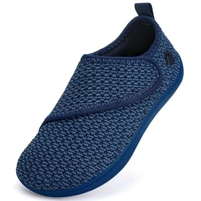 Abbildung von IceUnicorn Baby Barfußschuhe Lauflernschuhe Breite Kleinkind Jungen Mädchen Hausschuhe Kinder Barfussschuhe Sneaker Babyschuhe Anti Rutsch(Marine, 26EU Weit)