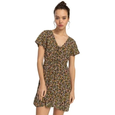 Abbildung von Billabong DAY Trippin Freizeitkleid, Damen, Größe: XS, Black sands