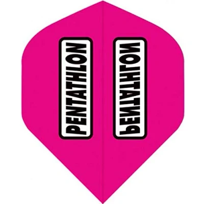 Abbildung von abcdarts Unisex Erwachsene Pentatlon Classic Dart Flights, Pink, Klassische EU