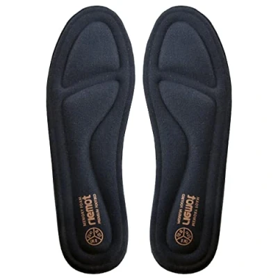 Abbildung von riemot Memory Foam Einlegesohlen für Damen Weiche Schuheinlagen Komfort Einlagen Sneaker, Wanderschuhe, Arbeitsschuhe, Stiefel Sport, Freizeit und Alltag, Marine 38 EU