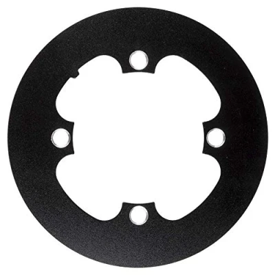 Abbildung von M Wave Unisex Adult PD G 104 Kettenschutz, Aluminium, schwarz eloxiert, Lochkreis mm, Black, für 40 Zähne