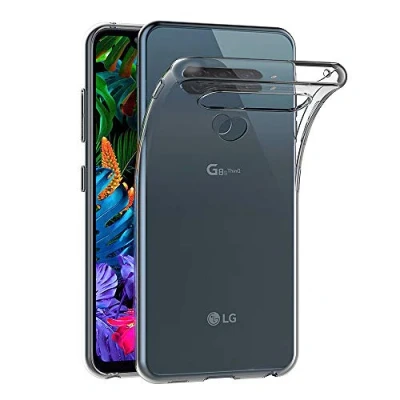 Abbildung von AICEK Hülle Compatible für LG G8S ThinQ Transparent Silikon Schutzhülle Case Clear Durchsichtige TPU Bumper Handyhülle (6,21 Zoll)