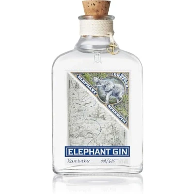 Abbildung von Elephant Strength Gin Handbeschrifteter, preisgekrönter Manufaktur aus Deutschland Ideal für Martinis und Cocktails 57% vol., 500ml