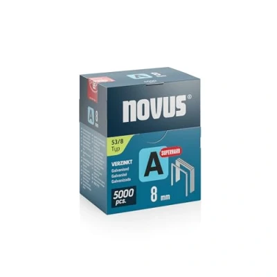 Abbildung von Novus Feindrahtklammern A Typ 53 8mm 5000 St. 042 0762 Abmessungen (L x B) 8 mm 11.3 (042 0762)