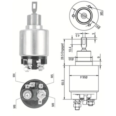 Abbildung von Magnetschalter, Starter MAGNETI MARELLI 940113050323