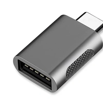 Abbildung von HORJOR USB C auf 3.0 Adapter OTG Stecker A Buchse Thunderbolt 4/3 3.1/3.0/2.0 für Galaxy, MacBook Pro und andere Geräte mit Typ (gesprenkelt)