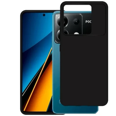 Abbildung von Just in Case TPU Back Cover Schwarz Poco X6